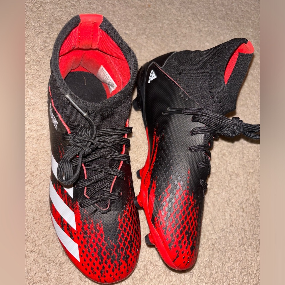 adidas Kids Shoes - Black and Red